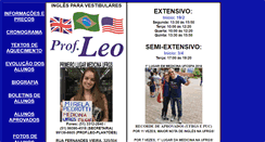 Desktop Screenshot of leoingles.com.br